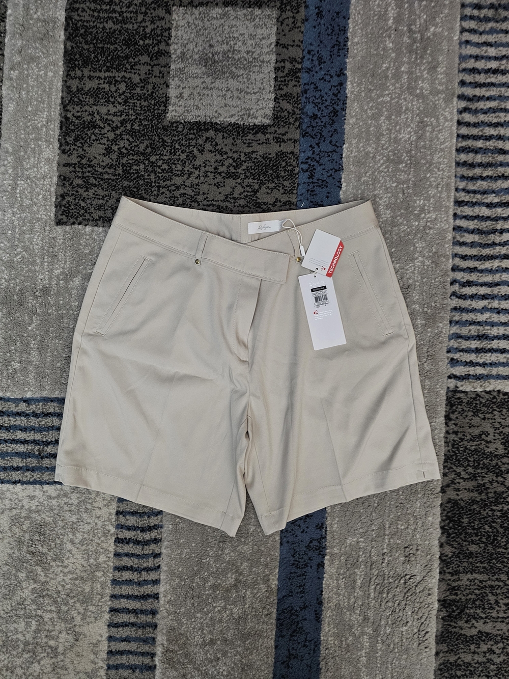 Lady Hagen Women's Beige Athletic Shorts